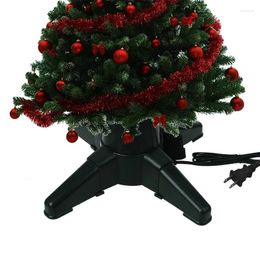 Christmas Decorations Xmas Tree Stand Bracket Heavy Duty Artificial Electric Rotating Base
