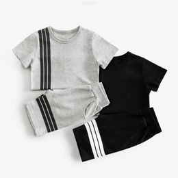 Clothing Sets Brand Children's Summer New Korean Version Short Sleeved T-shirt Pants Two-piece Order