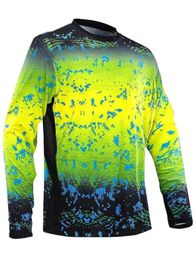 Other Sporting Goods Fishing Shirts Long Sleeve Protection Summer Fishing Clothes Mens Outdoor Jersey Upf 50 Clothes Performance Breathable 231123
