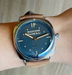 Mens Paneraii Luxury Designer Watch Wristwatches Off for Immediate 47mm Rademir Pam00425 Manual Mechanical Men's Movement