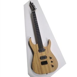 6 Strings Original Wood String-thru-body Electric Guitar with HH Pickups Offer Logo/Color Customise