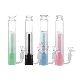 Latest Colourful Silicone Bong Pipes Kit Removable Style Hookah Waterpipe Bubbler Glass Philtre Bowl Portable Dry Herb Tobacco Cigarette Holder Smoking Handpipes