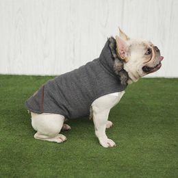Dog Apparel Pet Thickening Cotton Cloth Winter Warm Cap Coat For Puppy Plush Hat Fleeced Jacket Small Medium Accessories