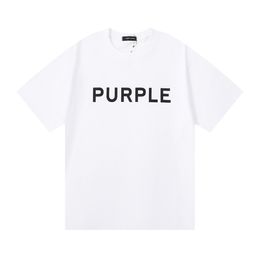 24Ss Purple Brand T Shirt Size Xs-5Xl Large Designer Tees Mens T-Shirt Homme T Shirts Mens Shirt Clothing Luxury Designers Short Sleeve Summer Tee Shirt 550