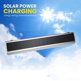 Aluminium Solar Wall Light 24cm 60cm 4000mah 8000mah Billboard Light Motion Sensor Outdoor Lighting