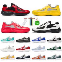 Americas Cup designer shoes men shoes casual shoes Plate-forme whit black yellow Dark Purple pink High all black whit red des chaussures sneaker women trainer