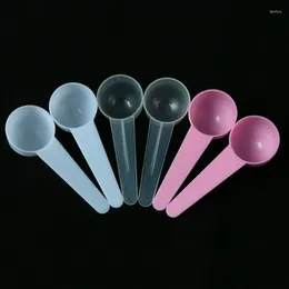 Measuring Tools 20/5pcs 10ml 5g Reusable Food Grade Spoon Plastic Scoop PP Measure Milk Coffee Teaspoon Powder Kitchen