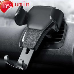 New Gravity Reaction Car Phone Holder Automobiles Air Vent Mount Stand Clip Grip In Car Smartphone Support Bracket Accessories Gifts