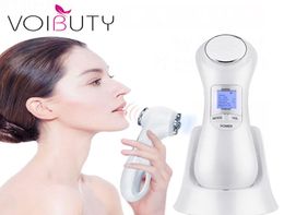 5 in 1 LED RF Pon Therapy Facial Skin Lifting Rejuvenation Vibration Device Machine EMS Ion Microcurrent Mesotherapy Massager7087359