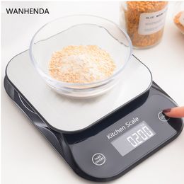 Household Scales 10kg1g Cake Kitchen Scales Electronic scales Stainless steel digital scale Measuring Weight Housewares Balance Precision Tools 230422