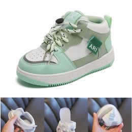 Children Sneakers 2023 Spring New Kids Running Shoes Boys Casual Shoe High Top Non-slip Girls Board Shoes Soft Soled Baby Sneakers