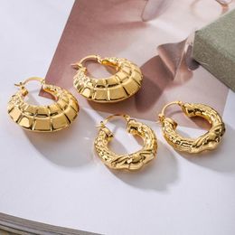 Dangle Earrings BUY Wholesale Gothic Party Jewellery Female Accessories 2023 Trendy Gold Colour Geometric For Women Girl