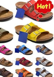 birks Sandals Arizona Slides Men Women Slippers Birko-Flor Nubuck Leather Suede Clogs Mocha Black White Grey Brown Navy Beach Shoes Outdoors