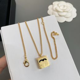 Luxury Designer Women Extended Pendant Necklace Classic Letter Gold Silver Necklace Fashion High Quality Copper Fashion Jewellery Charm Necklace