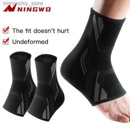 Ankle Support 1 Pcs Ank Brace Compression Seve Basketball Soccer Running Sports Ank Guard Relieves Achils Tendonitis Reduces Swelling Q231124