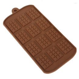 Baking Moulds Chocolate Mold Silicone Mould 12 Cavity Bakery Tool DIY Dessert Accessories Flexible Bar Molds