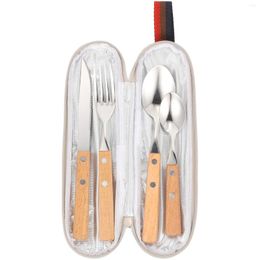 Dinnerware Sets Cutlery Spoon Set Forks Spoons Camping Utensil Stainless Steel Serving Utensils