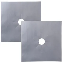 Table Mats Thickened Gas Stove Protection Mat Don't Paste Washable Black Easy To Clean Kitchen Tools