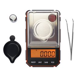 Household Scales 0.001g Electronic Digital Scale Portable Mini Scale Precision Professional Pocket Milligramme Scale 50g Calibration Weights 230422