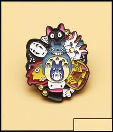 Pins Brooches Pinsbrooches Jewellery Cute Character Collection Enamel Pin Faceless Male My Neighbour Totoro Mix Badge Child Brooch Lo6438500