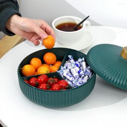 Plates Beautiful Snack Container High Capacity Nut Tray Space-saving Storing Potato Chips Cookie Bar Coffee Shop Serving