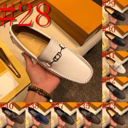 80model 2024 High Quality Mens Designer Loafers Shoe Comfortable Brand Designer Non-slip Men Driving Shoes Luxury Men's Loafers British Sneakers Male Soft New 38-46