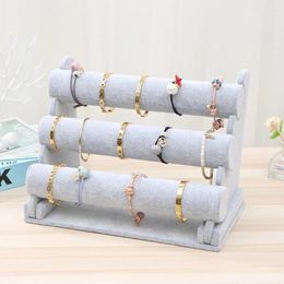 Jewellery Pouches Two-double Display Stand Dismountable Watch Multipurpose Holder Hairband Bracelet T-Bar Rack