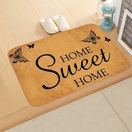 Carpets Drop Welcome Doormat Hallway Letter Non-slip Floor Rugs Front Door Mat Carpet Bedroom Kitchen Entrance