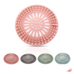 Other Household Cleaning Tools Accessories Bathroom Sile Sink Drain Hair Bath Stopper Plug Strainer Philtre Shower For Kitchen Toli Dh3Fx