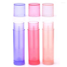 Storage Bottles 4Pcs 5g Lipstick Tube Lip Containers Empty Cosmetic Glue Stick Clear Travel Bottle