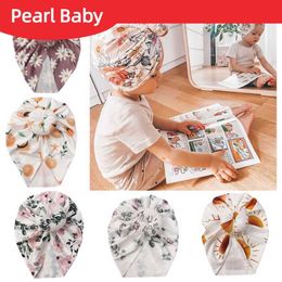 s Cotton Winter Caps Stuff Doughnut Soft Girl Hat Turban Infant Toddler Newborn Baby Cap Bonnet Headwraps P230424