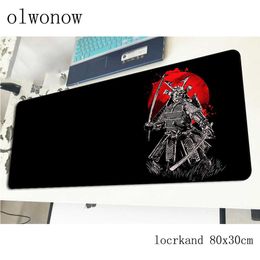 Mouse Pads Wrist Rests Samurai padmouse 700x400x3mm gaming mousepad game High quality mouse pad gamer computer desk 3d mat notbook mousemat pc J230422