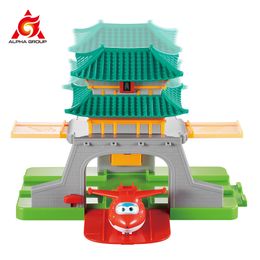 Action Toy Figures Super Wings Package Delivery To Seoul with Mini Jett Small Playset Action Figures Robots Transformation AirplaneFor Kid Toy 230424