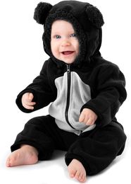 Clothing Sets Baby Bodysuit Infant One Piece Kids Hooded Romper Outerwear Toddler Jacket