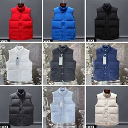 Fashion Men Vest Down cotton waistcoat design's Mens and women's No Sleeveless Jacket puffer Autumn Winter Casual Coats Couples vests Keep warm Coat