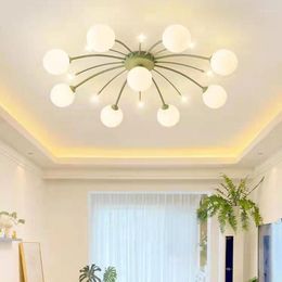 Pendant Lamps Modern White Glass Lights G9 G4 Bulb Green Black Metal For Parlour Dining Room Bedroom Kitchen Lamp Good Packaging