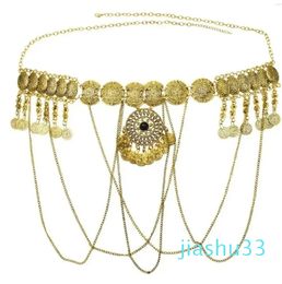 Tassels Ethnic Metal Belt Coins Beads All-Matched Women's Waist Chain Beach Accessories