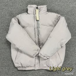 fog down jacket designer men's down coat double line European and American winter thickened laser down jacket high street style