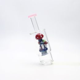 7 inch Glass Bong Water Pipe Accessories Smoking Tyre Bongs Perculator Mushroom