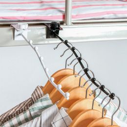 Hangers & Racks Clothes Hanger Student Dormitory Bedside Clothing Rack Hook Space Saving Closet Organiser Iron Storage