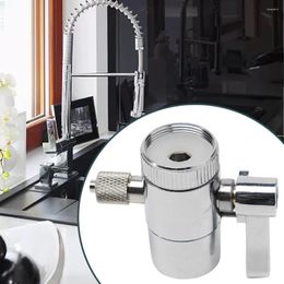 Bath Accessory Set Faucet Diverter Valve 2 Points Adapter Connect Tubing Counter Top Durability Filters Purifiers Heat Resistance