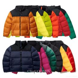2023 Designer Northface North The Northface Down Jacket Parka Embroidered Letter Rainbow Classic Women's Top Winter 8872