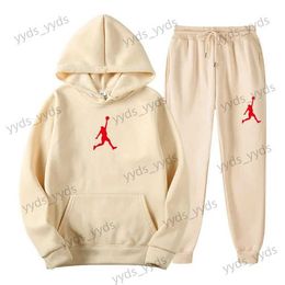 Men's Tracksuits Fashion Men's Sweatshirt Hoodie Men Male Suit Spring Female Man Sets Women's Tracksuit Sportswear Hoodies + Sweatpants men set T231124