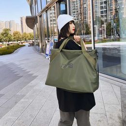 Shoulder Bags Anti-tear Nylon Large Tote Bags for Women 2023 Simple Leisure Shoulder Bag Solid Color Ladies Messenger Bag Handbags Bolso Mujer