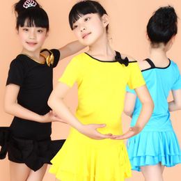 Stage Wear 90-160cm Girl Kids Latin Dance Dress Children Fancy Sexy Disfraz Infantil Samba Costume Salsa Rumba Tango Clothes