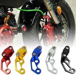 Universal Aluminium Motorcycle Oil Pipe Cable Clip Brake Tube Line Clamps Fit For Dirt Bike ATV Black/Red/Blue/Sliver/Gold