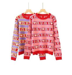 2024 Women's sweaters designer clothes luxury round neck long sleeve casual sweaters printed warm women's coats in spring and autumn high-quality