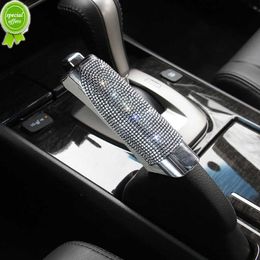 Universal Car Handbrake Grips Cover Personality Luxury Diamond Inlay Handbrake Cover Auto Interior Styling Decor Car Accessories