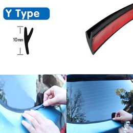 New Y type Car Rubber Seal Car Window Sealant Rubber Roof Windshield Protector Seal Strips Trim For Auto Front Rear Windshield