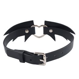 Bondage Collar Leather Fetish BDSM Erotic Necklace SM Toys Restraints Sex Toys For Adult Women Men Couples